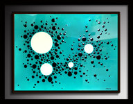 Paysage Cellulaire N&deg;04 - 81*60cm, r&eacute;sine - Collection priv&eacute;e